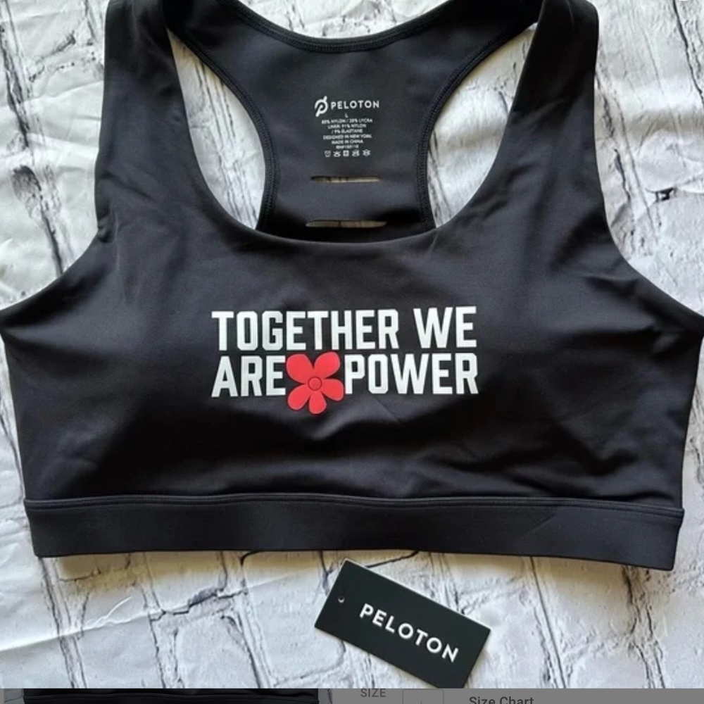 Peloton sports-bra ~ Together we are power sz L
